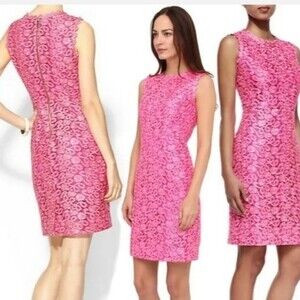 Kate Spade Della Pink Lace Dress Size 6